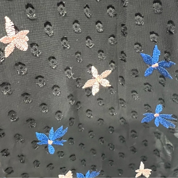 Talulah La Maison NWT Up All Night Swiss Dot Floral Embroidery Midi Dress Medium - Picture 10 of 15